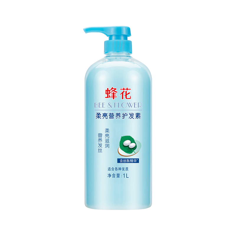 蜂花蜂花柔亮营养护发素含丝肽精华1L
