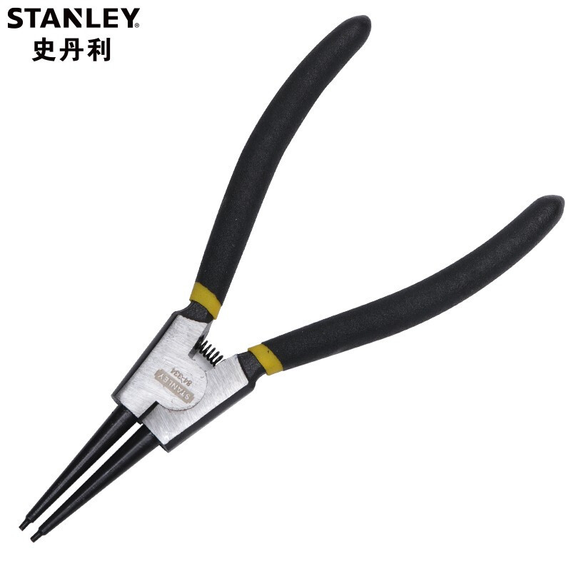 史丹利(STANLEY) 84-337-23 13 Φ85-165mm头径3.2m 德式轴用直嘴卡簧钳 1把