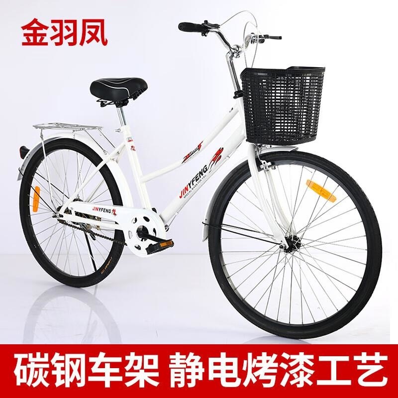中小学生轻便实心胎网红复古单车24 26寸男女款高清大图