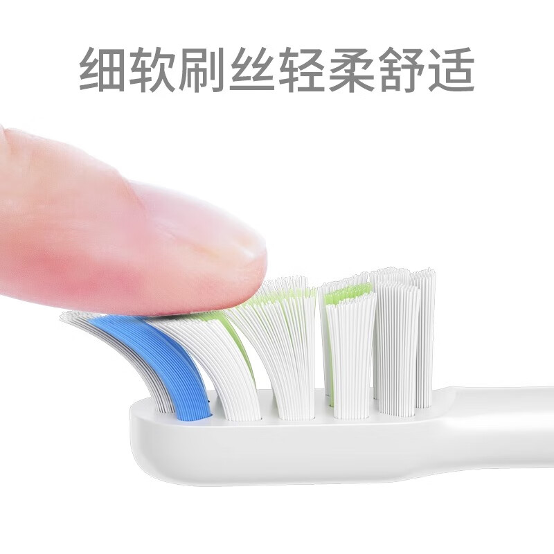 锦美客(JIMOK)锦美客电动牙刷洁净标准K2刷头 白色 2支高清大图