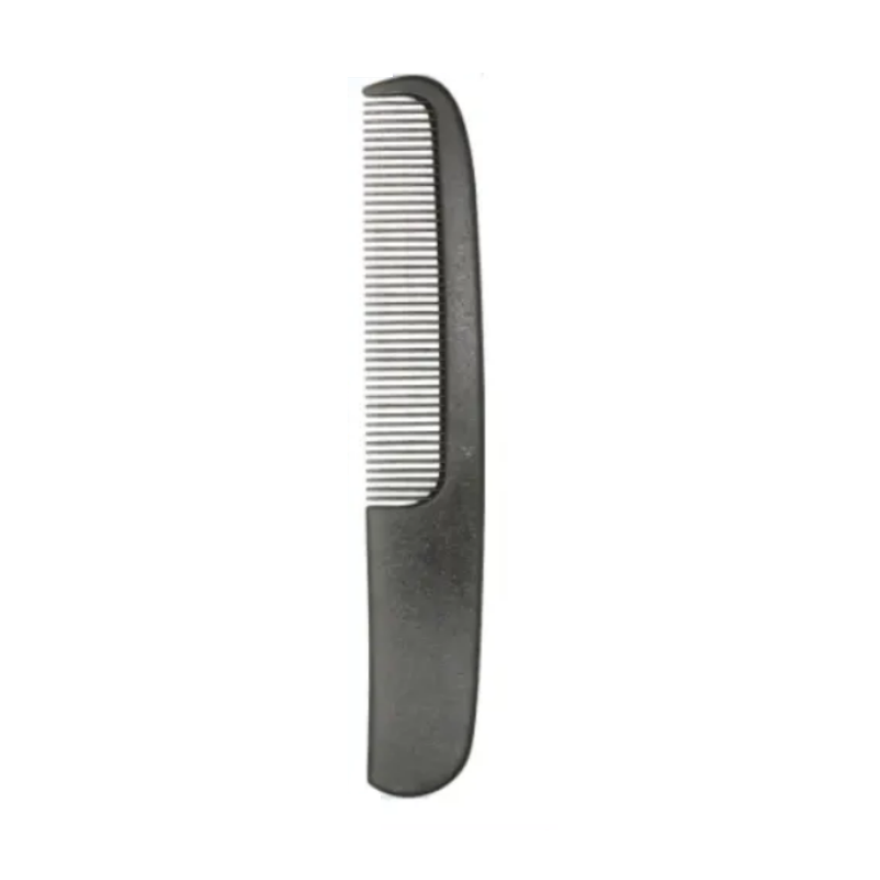 瑰柏松 一次性旅行用品透明黑色苯料月亮梳 长165*宽27mm 公差±3mm (100把)高清大图