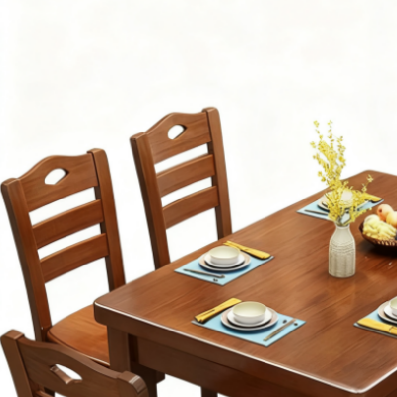 乐琪艺 餐桌120*70*75cm套高清大图