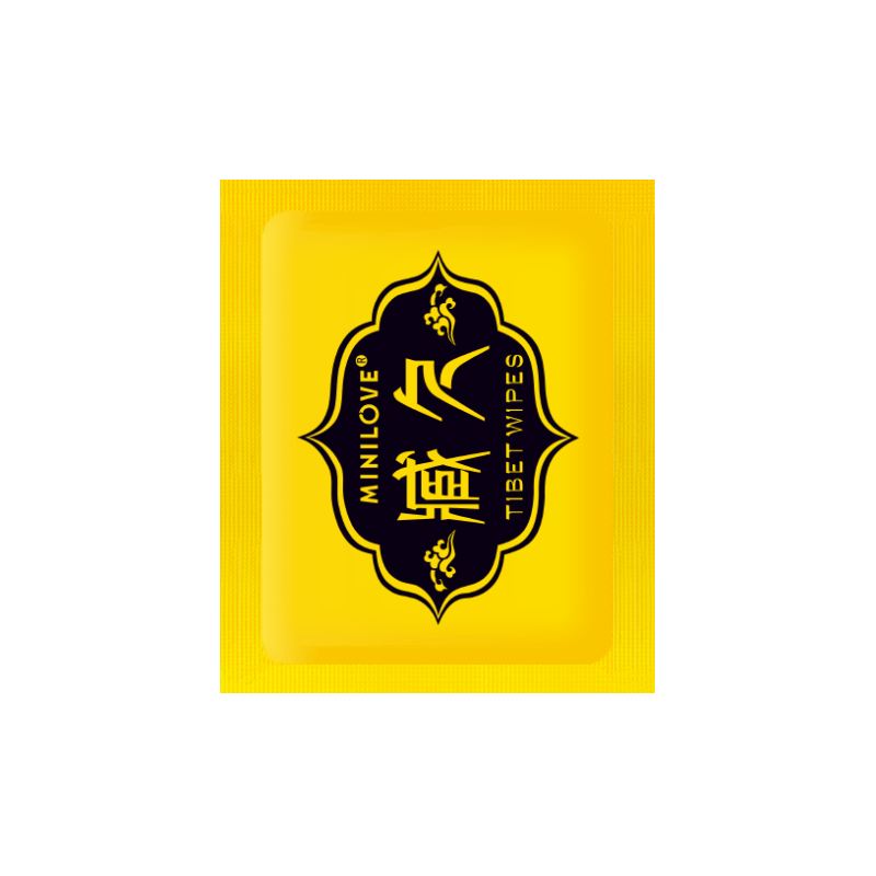 微爱臧久黑金款男用湿巾4片散装夫妻房事用品