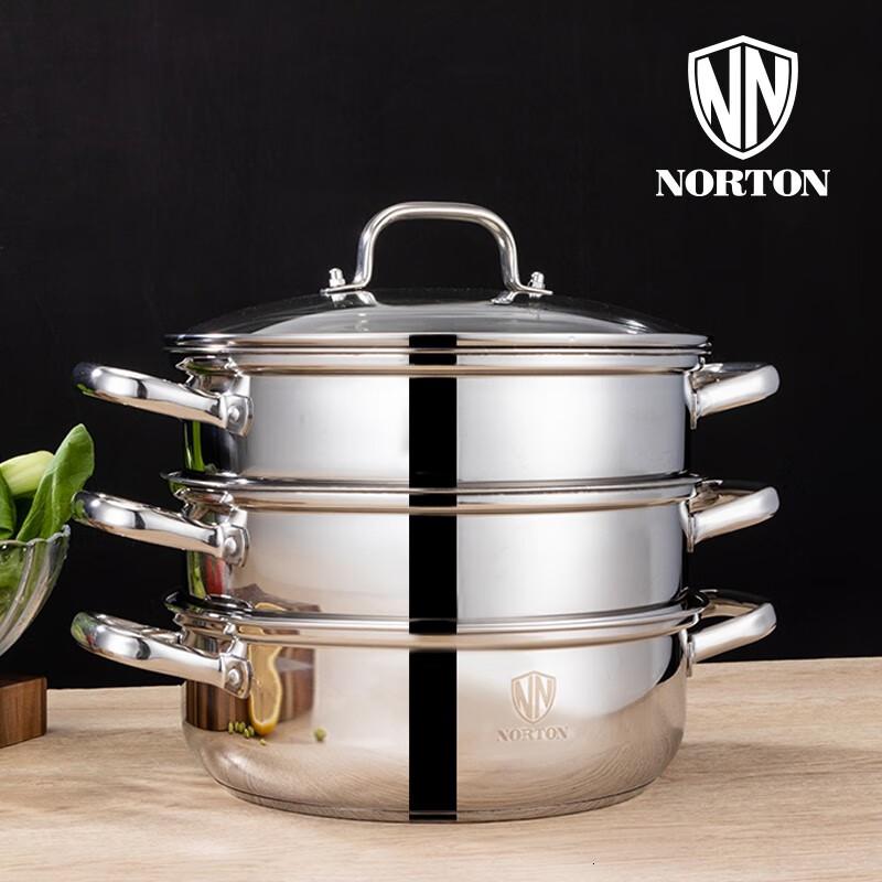 诺顿NORTON科尔马多用蒸火锅28cm 2ZKEM028高清大图