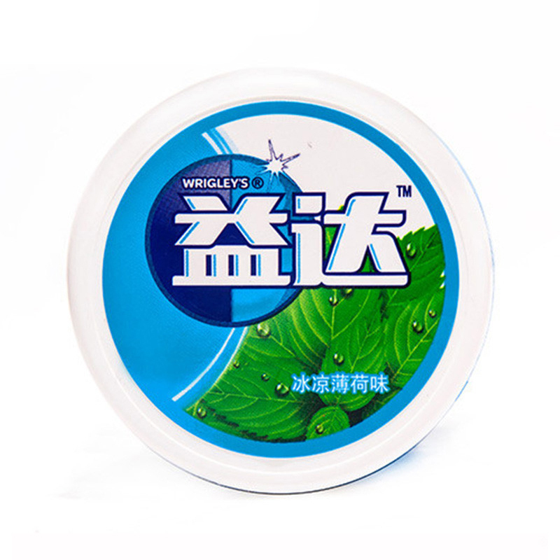 益达无糖口香糖(冰凉薄荷味)40粒瓶装56g