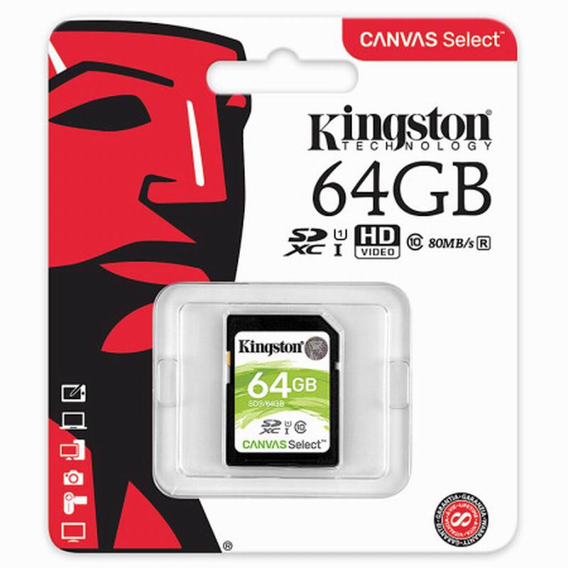 金士顿(KINGSTON) SD卡 64G 读取80M/S