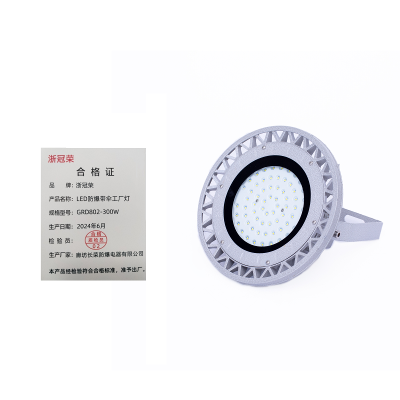 浙冠荣 GRD802-300W LED防爆带伞工厂灯高清大图
