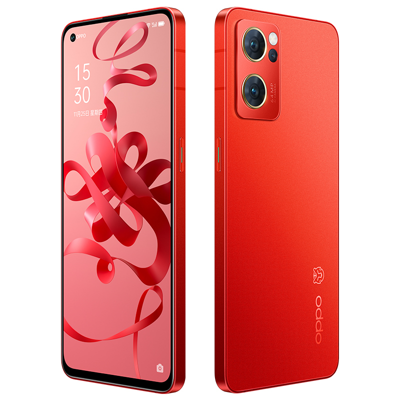 OPPO Reno7 新年版 5G双模手机 红丝绒 8+256G 索尼IMX709超感光猫眼镜头3200万 6400万超清三摄 高通骁龙™ 778G 5G芯片 60W超级闪充