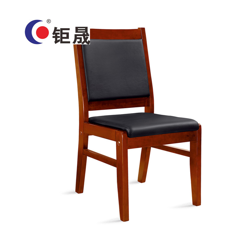 钜晟办公椅实木油漆会议椅Y51