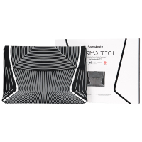 新秀丽(Samsonite)手包手抓包手拿包信封包ipad包男女可用黑色条纹