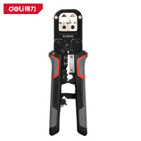 得力（deli）DL387068 网络钳 6P/8P 红 1把