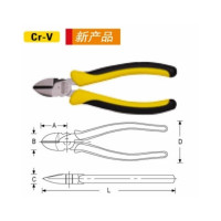 史丹利 Stanley89-582-23德式专业斜嘴钳 7