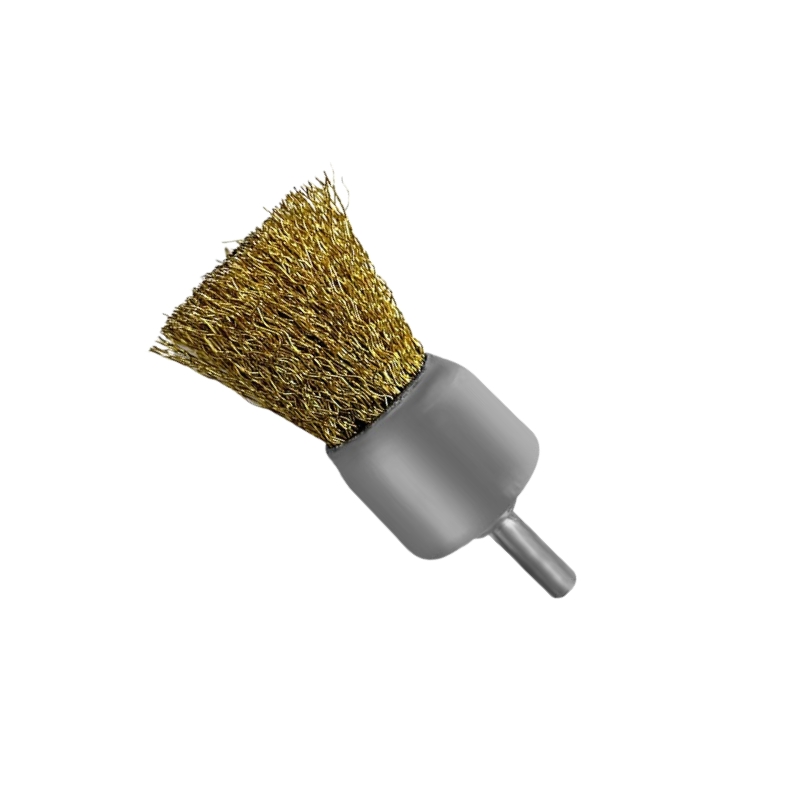 冰将 钢丝刷带柄抛光工具丝轮清洁除锈 袋高清大图