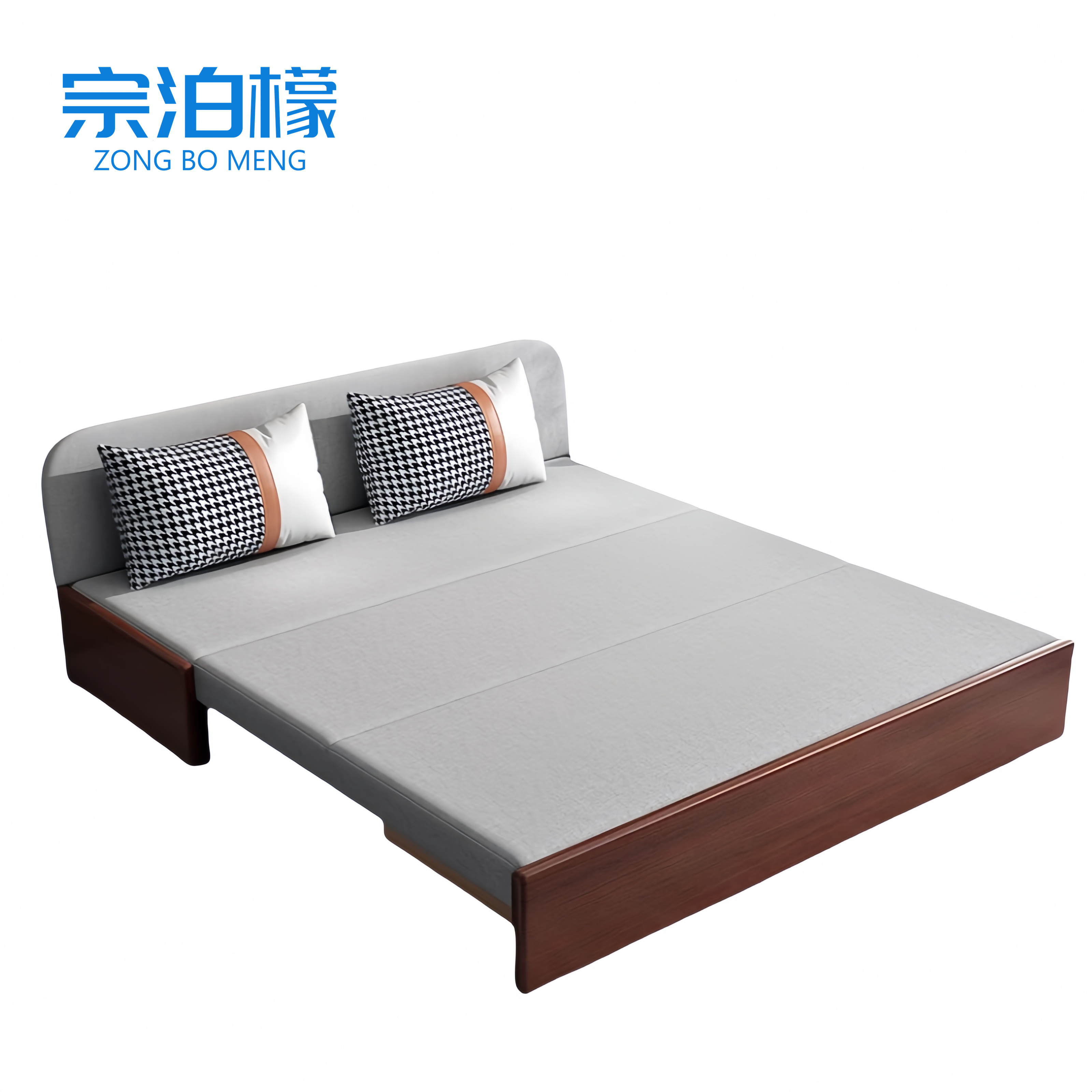 宗泊檬沙发床可伸缩高清大图