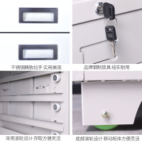 三金鑫 钢制底图柜共层图纸柜1号五抽带轮底图文件柜抽屉收纳资料柜