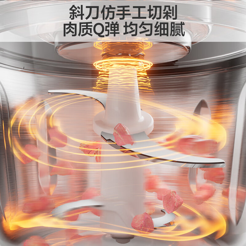 九阳(Joyoung)绞肉机家用 绞馅机 碎肉机 电动多功能料理搅拌打肉饺子肉馅蒜蓉机全钢搅肉机S20-LA320(D)高清大图