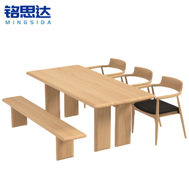 铭 思 达 实 木 餐 桌高清大图