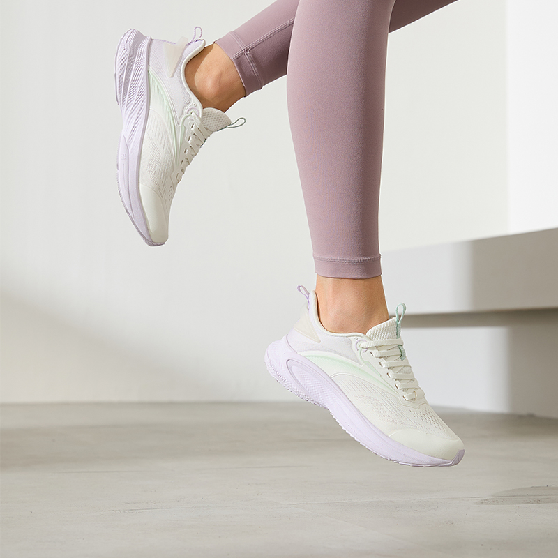 361°女鞋运动鞋新款网面透气跑鞋减震回弹跑步鞋网鞋高清大图