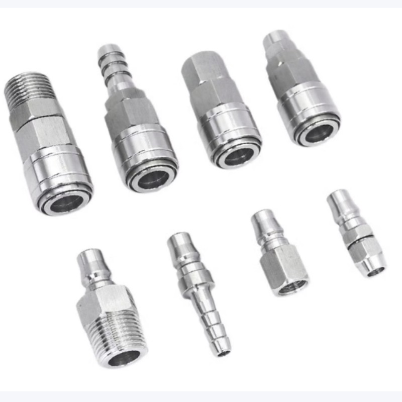 承升 304不锈钢自锁快速接头 型号:SH20+PH20 单位:套高清大图