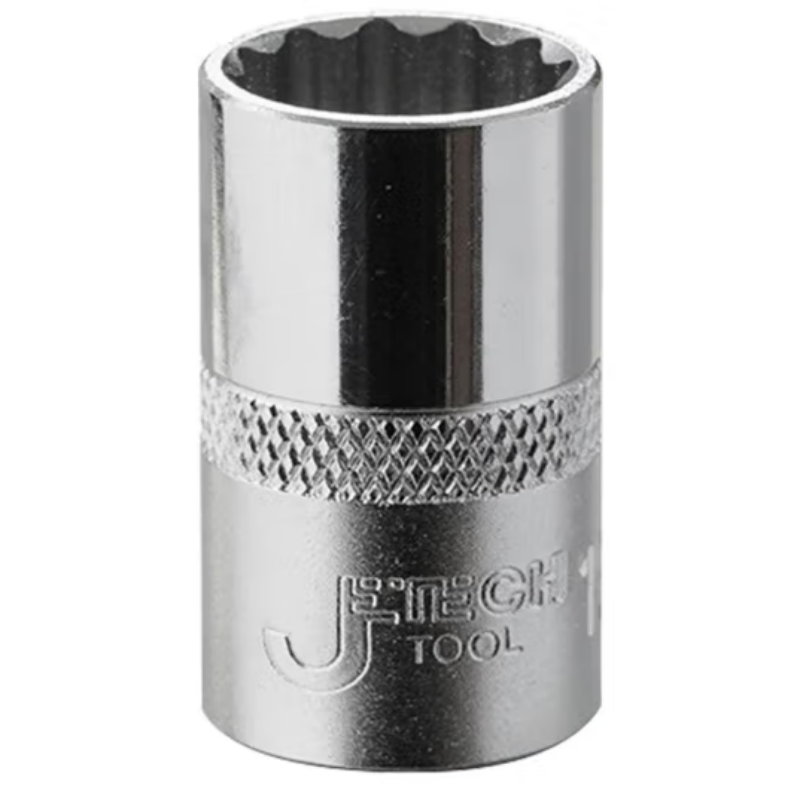 JETECH/捷科 1/2寸系列公制十二角镜面套筒 SKD1/2-12 12mm 1只