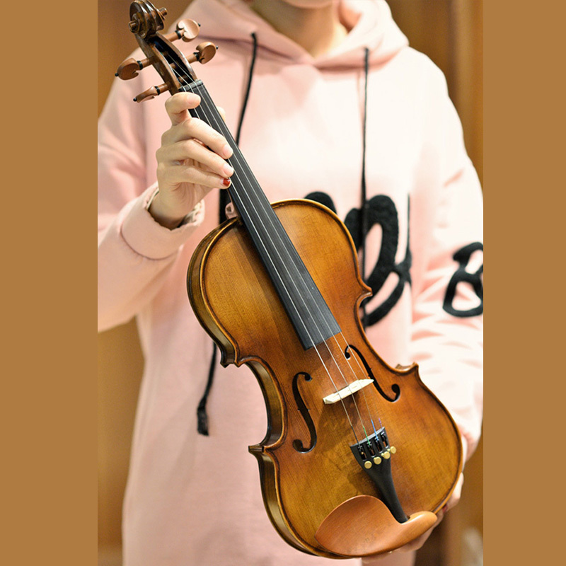 christina克莉丝蒂娜小提琴v04手工成人儿童考级专业演奏小提琴雪岭