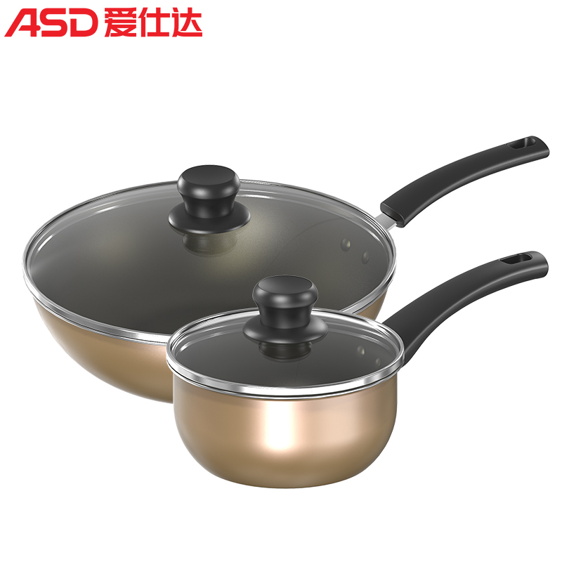 爱仕达(ASD) 套装锅 PL02G4WG新不粘两件套
