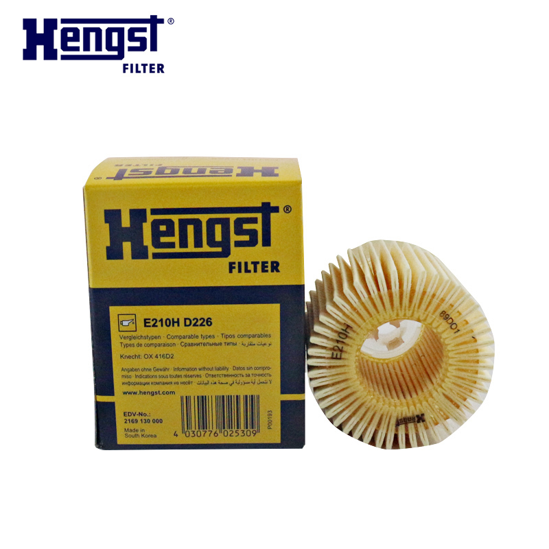 汉格斯特(hengst)机油格滤清器纸芯E210H D226适用于逸致CT200h新普锐斯卡罗拉雷凌