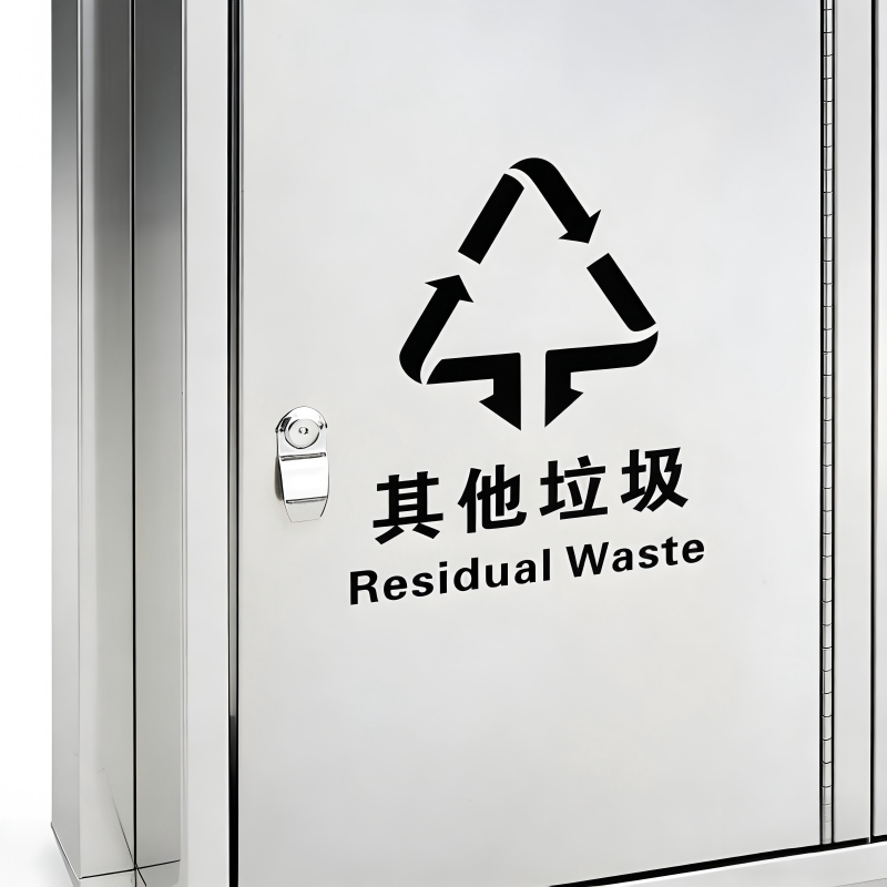 鑫睿辉 户外垃圾箱 125*36*97cm 个高清大图