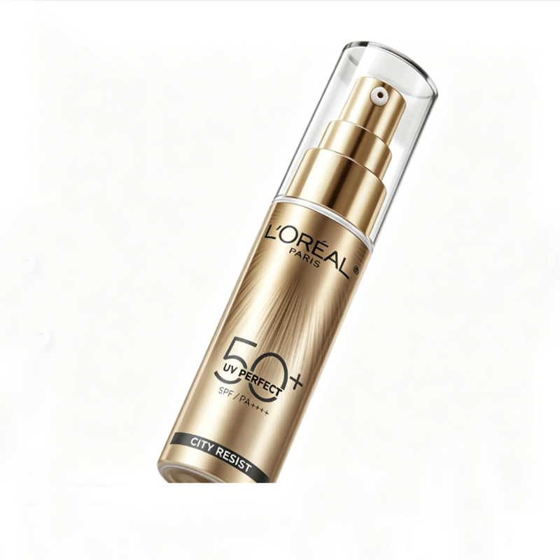欧莱雅 防晒霜小金管隔离护肤品30ml 新老包装随机发货(配礼袋)高清大图