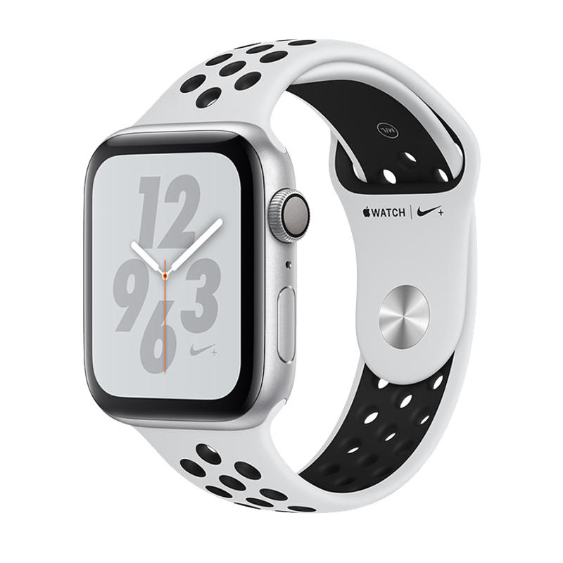 苹果Apple Watch Series 4 智能手表GPS款 银色铝金属表壳搭配顶峰白色 NIKE+ 44mm MU6K2ZP/A