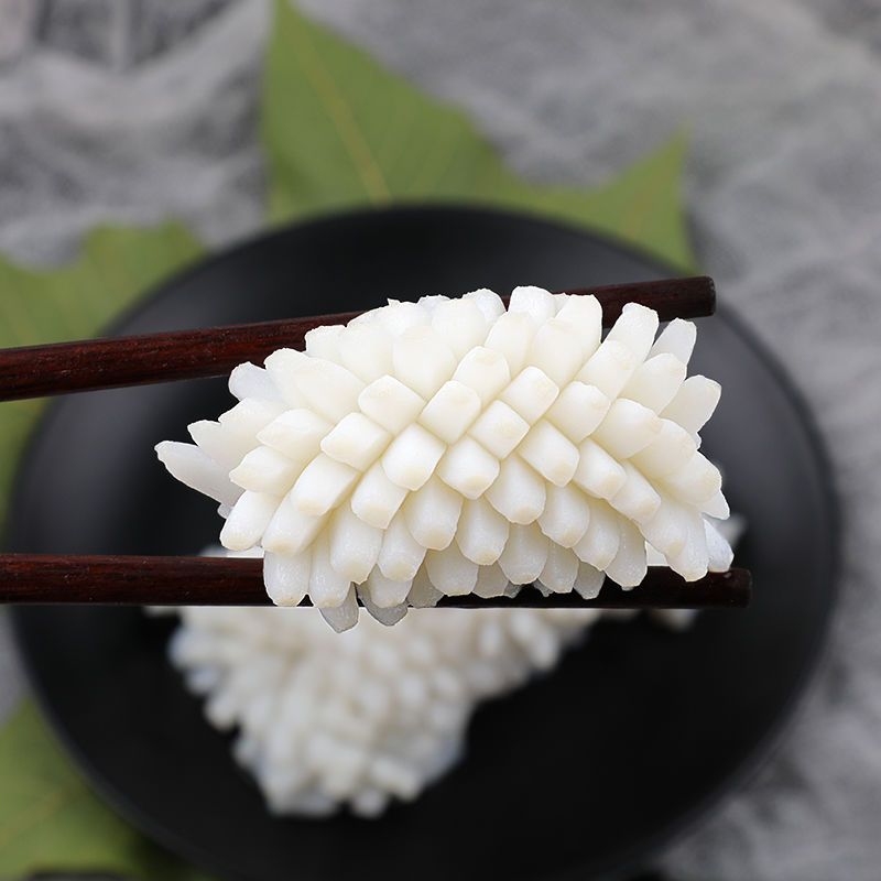 赛卡伊新鲜鱿鱼花冷冻目鱼花肉无冰衣深海生鱿鱼卷块海鲜火锅食材批发