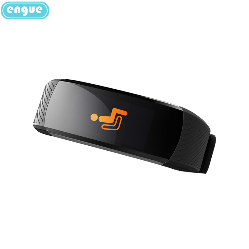 恩谷(ENGUE) 智能健康心率血压运动手环EG-T5 黑色