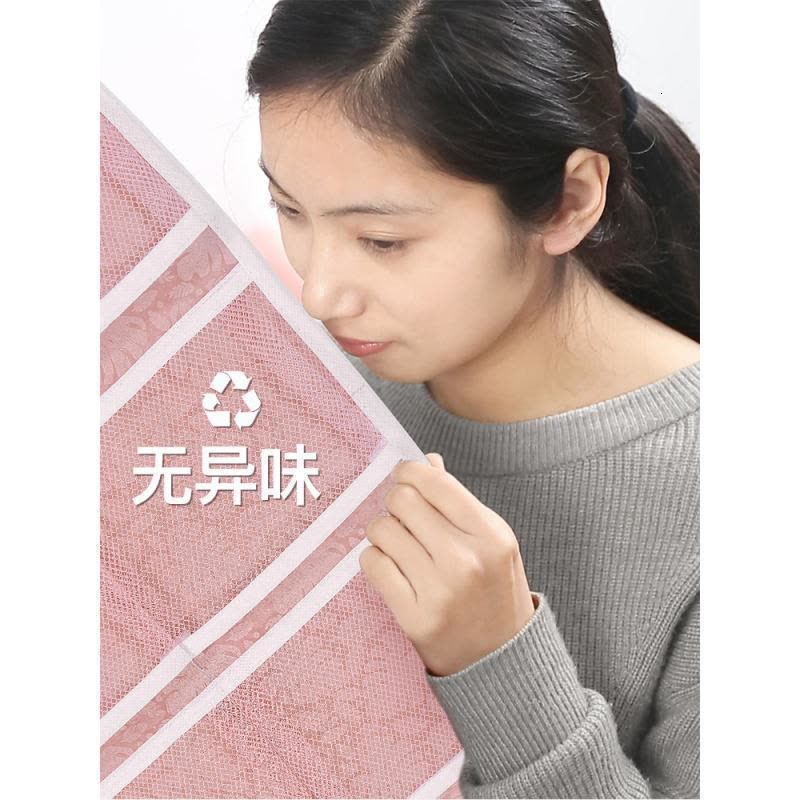 家柏饰(CORATED)内衣内裤收纳挂袋宿舍房间卧室收纳学生袜子放内衣女收纳袋子图片