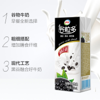 伊利谷粒多黑谷谷物食品牛奶饮料250ml*12盒/整箱 黑豆早餐牛奶风味奶