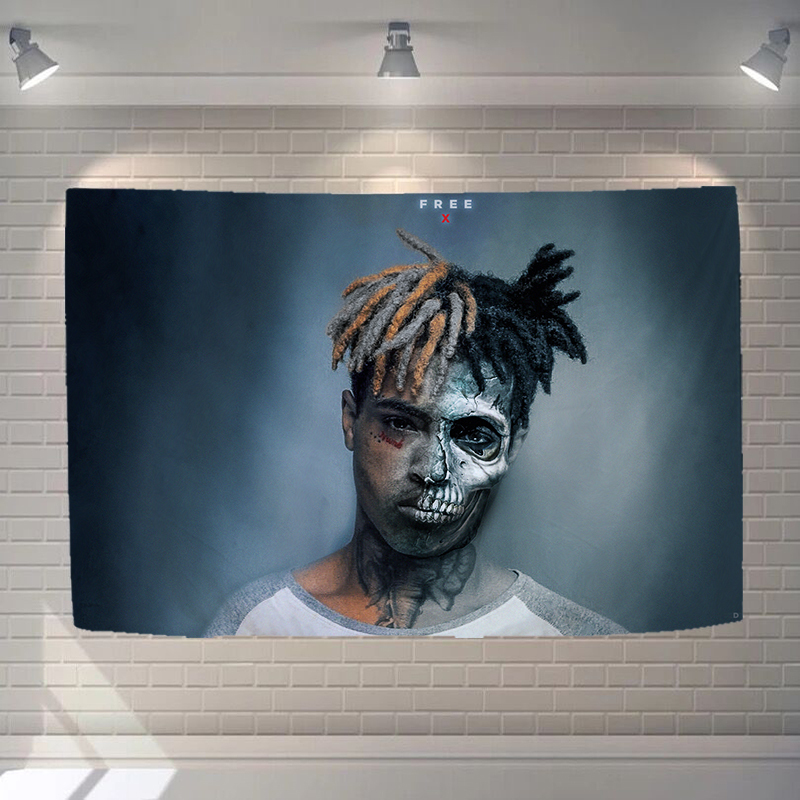 汐岩hip说唱歌手tentaction潮流背景布rap房间酒吧夜店