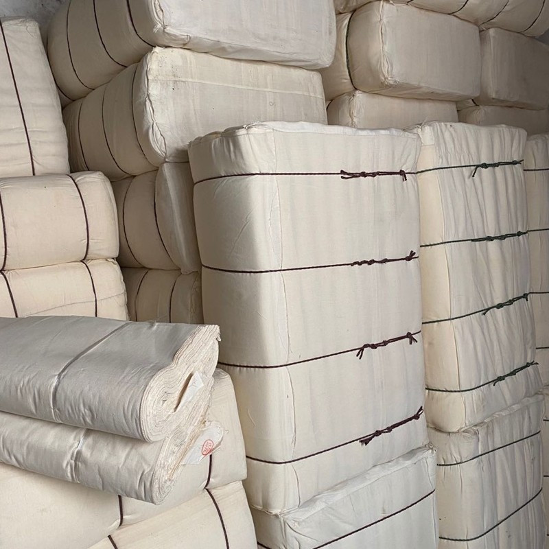 白坯棉擦枪布21支平纹棉白布宽棉坯布擦枪布12宽幅10米