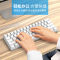 黑爵（AJAZZ） i610T蓝牙双模机械键盘 办公键盘 白光 61键 便携 多设备 苹果mac 黑色 黑轴