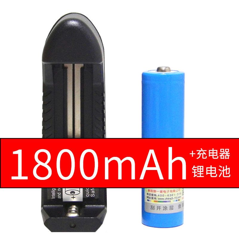 适用南极人R8 C5理发器电推剪 电风扇收音机18650充电锂电池3.7V 186650电池（1800毫安）