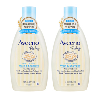 艾惟诺(Aveeno)儿童婴儿每日倍护洗发沐浴露二合一354ml双支装