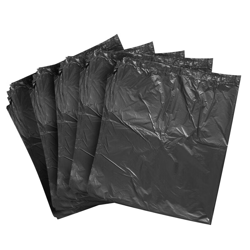 科力普 COLIPU 加厚型垃圾袋 平口式 90cm*100cm 2s (黑色) 10只/包 50包/箱(计价单位:包)高清大图