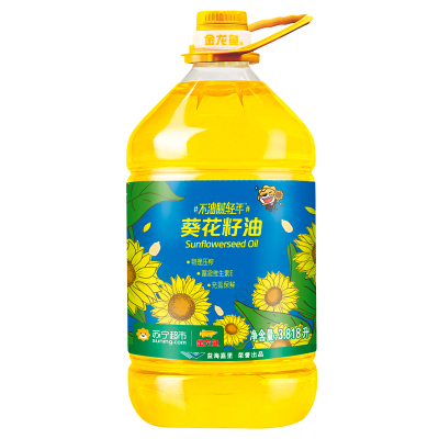 金龙鱼#不油腻轻年#葵花籽油3.818L(苏宁定制)