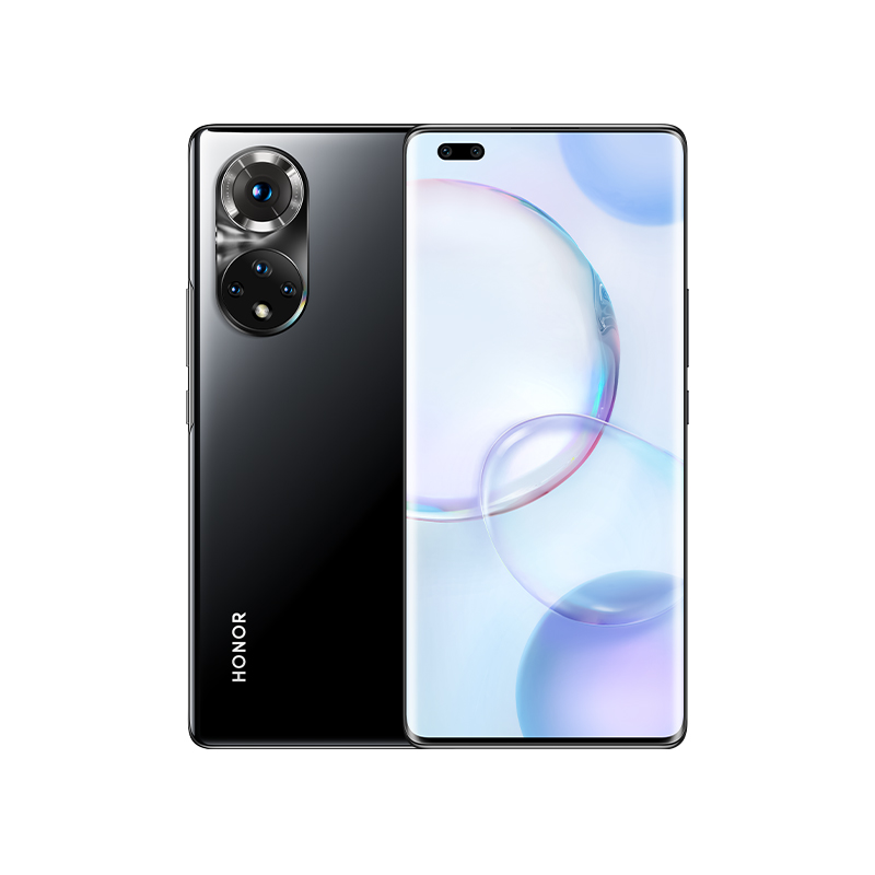 荣耀50 Pro 8GB+256GB 亮黑色 10亿色超曲屏 1亿像素超清影像 100W超级快充