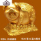 封后大号金猪存钱罐摆件创意家居大人儿童只进不出不可取大容量储蓄罐 金猪送福珍珠金[小号]不可取