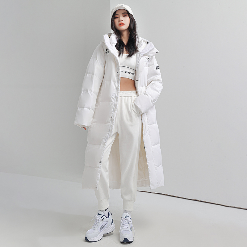 JEEP SPIRIT吉普男装羽绒服男女可穿加厚长款羽绒服日韩风明星同款过膝冬装外套大衣