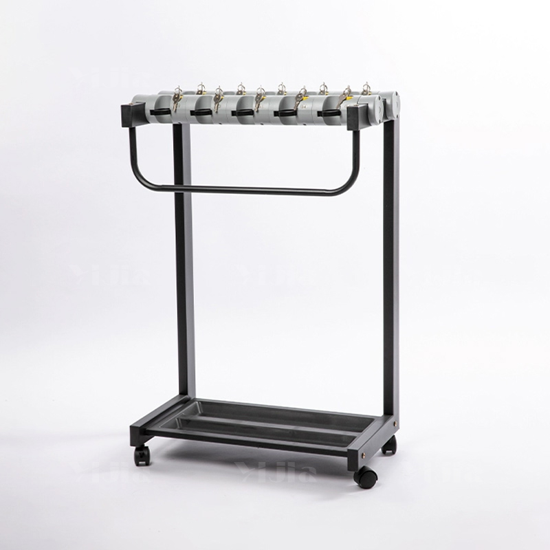 翌嘉YJ4122848 雨伞架大容量伞架商用酒店铁艺含锁雨伞收纳架 10头高清大图