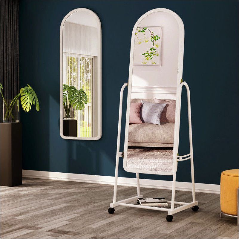 工匠时光镜子全身镜穿衣镜立体镜可移动试衣镜挂墙卧室家用学生宿舍