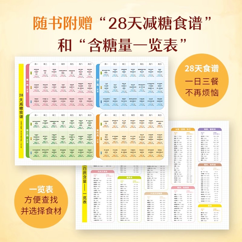 [正版]央视网减糖家常菜 更适合中国人的减糖家常食谱! 165个减糖家常菜书食谱随书附赠28天减糖食谱和含糖量一览高清大图