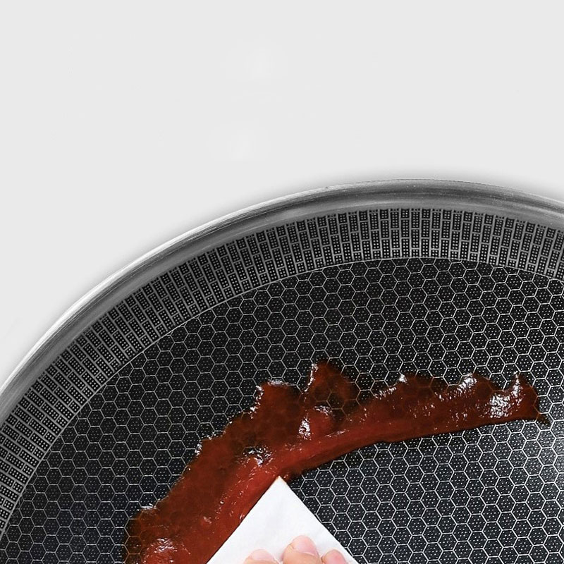 康巴赫风味款蜂窝304炒锅32cmCFW32D12高清大图