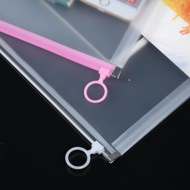 a4立体文件袋大容量透明考试文件袋资料袋a5拉链袋pp文件学习袋 a4/4