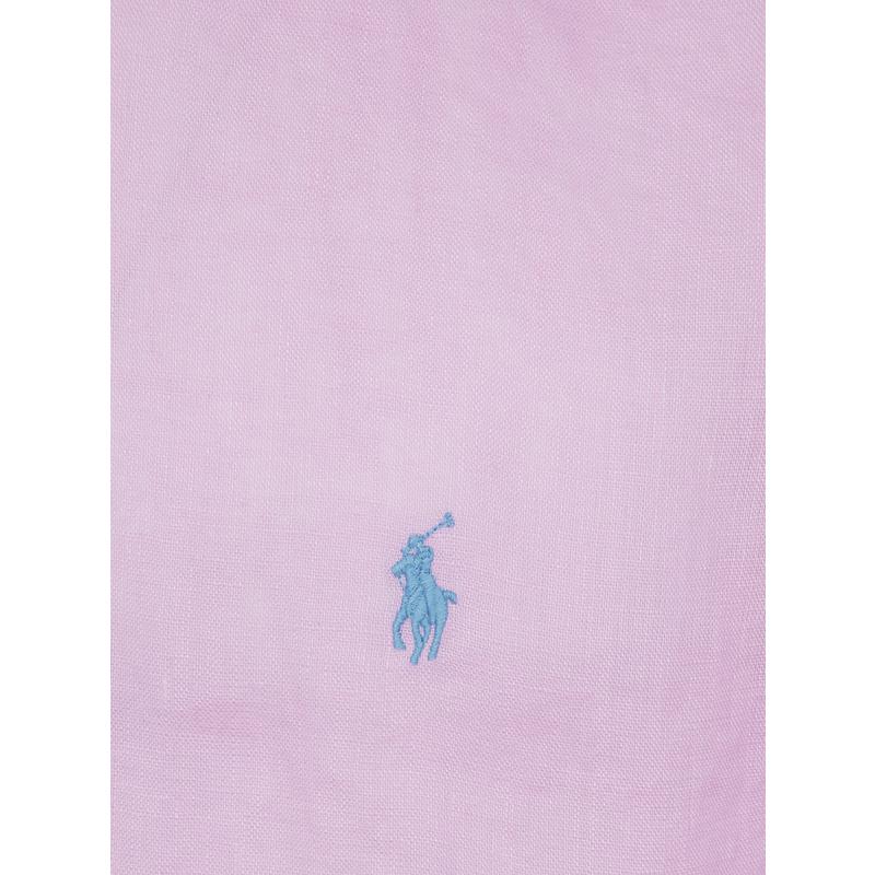 polo ralph lauren男士纯亚麻长袖衬衫透气休闲商务衬衣高清大图